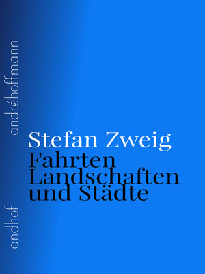 cover image of Fahrten, Landschaften und Städte